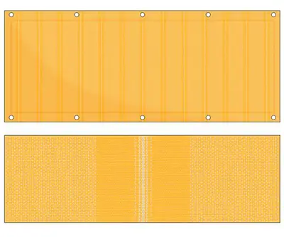 Balkon Sichtschutz bu-R389 (Balkon Sichtschutz)