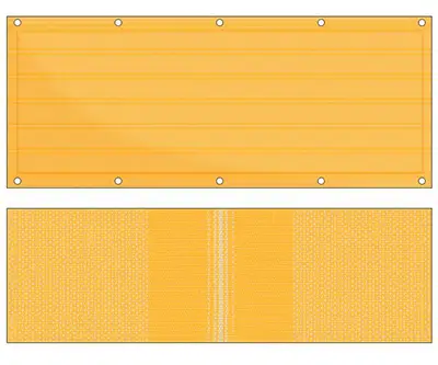 Balkon Sichtschutz bu-R389 (Balkon Sichtschutz)