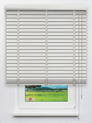 Jalousie Ma&szlig;anfertigung Holzjalousie 35RSW