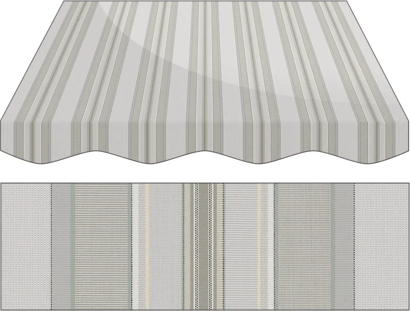 Markise Maßanfertigung Markise Irisun Fantasie Grigi G117