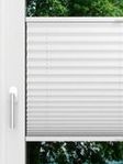 LYSEL HOME Plissee 209A Oliv Krepp Pearl Fensteransicht