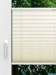 LYSEL HOME Plissee 101A Oliv Krepp Pearl Fensteransicht