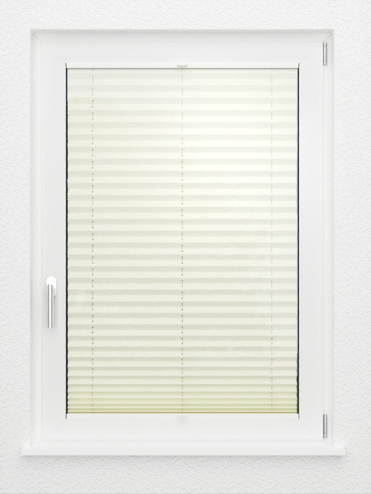 Detailansicht LYSEL HOME Plissee 207A Oliv Krepp