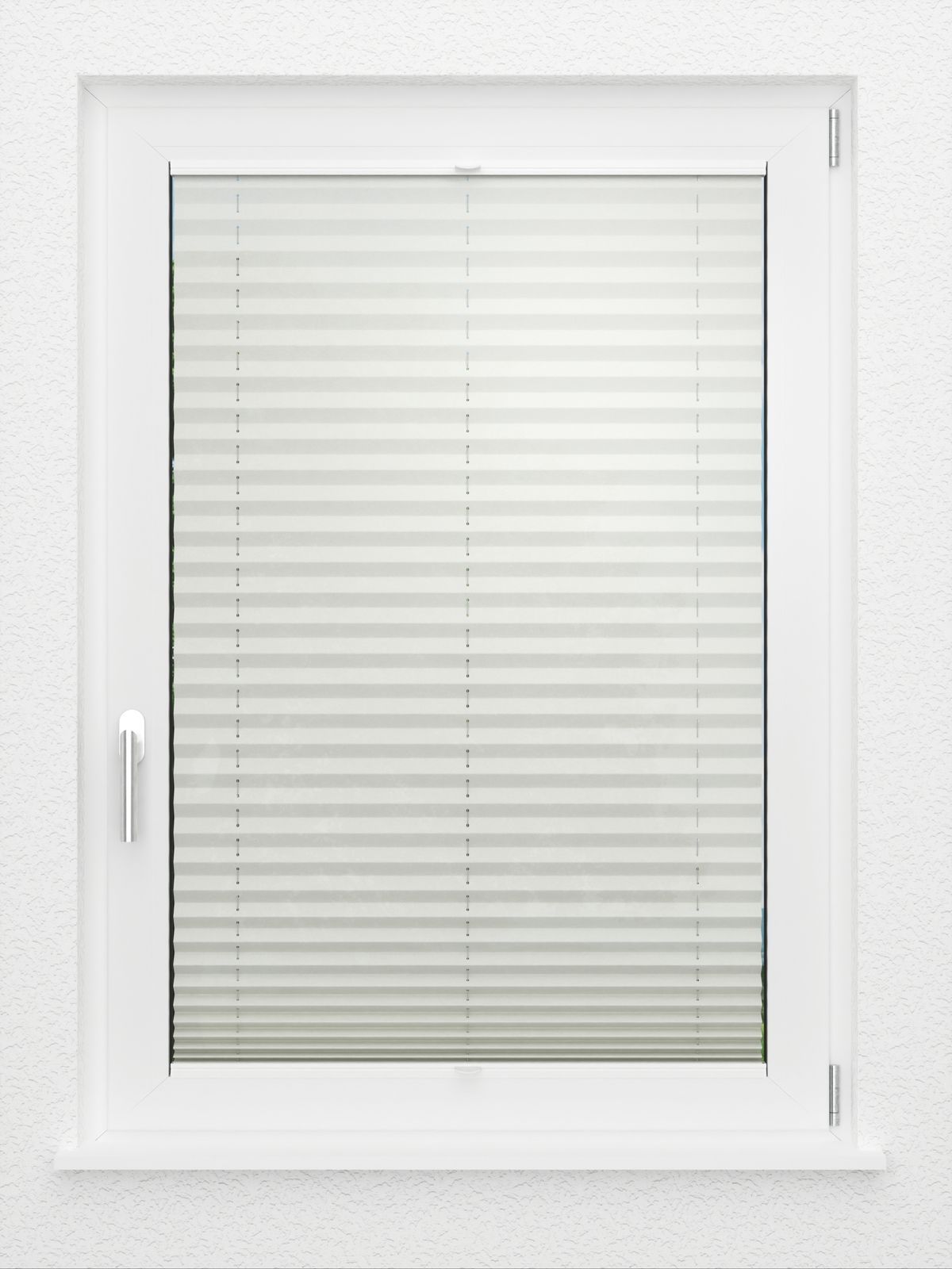 Detailansicht LYSEL HOME Plissee 206A Oliv Krepp