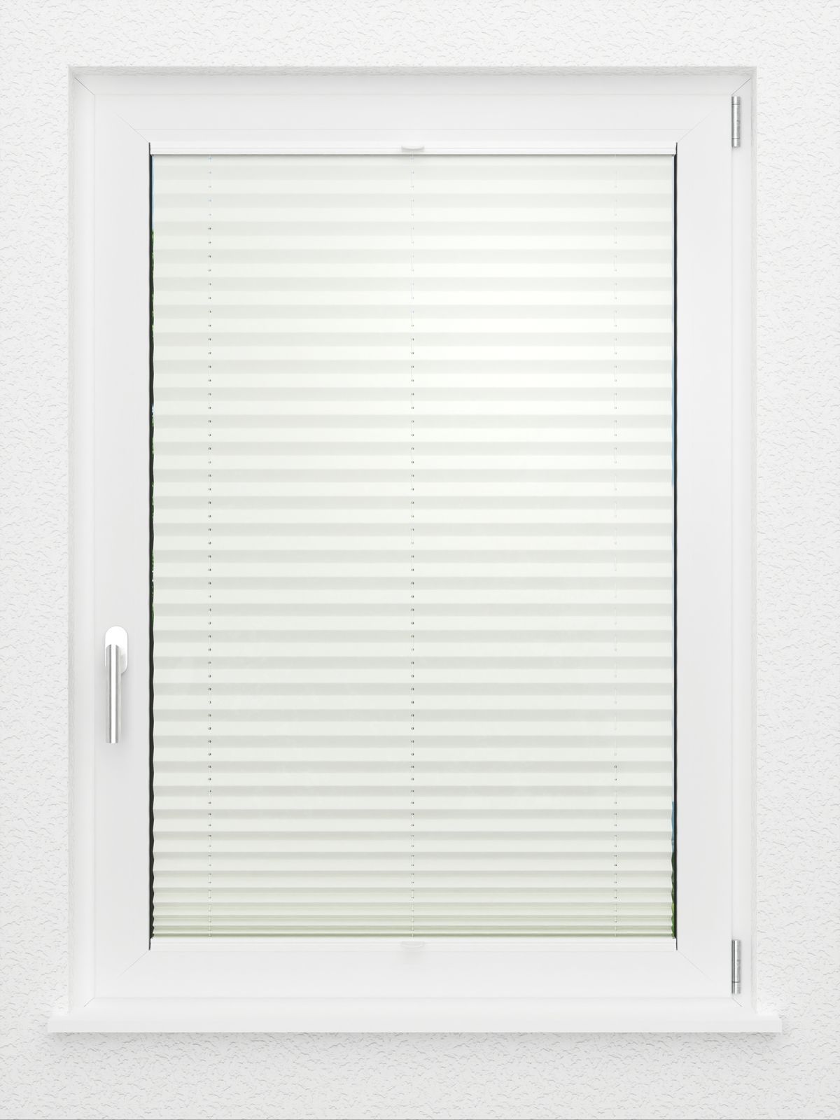 Detailansicht LYSEL HOME Plissee 132A Oliv Krepp