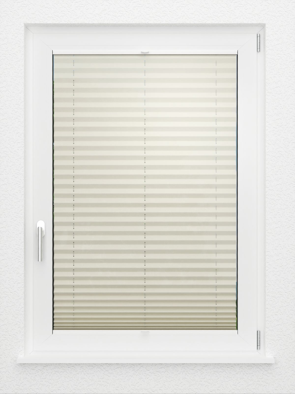 Detailansicht LYSEL HOME Plissee 125A Oliv Krepp