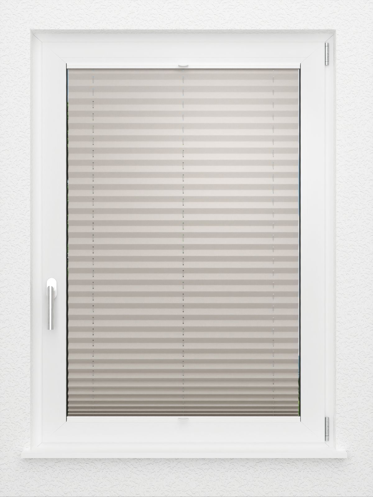 Detailansicht LYSEL HOME Plissee 128A Oliv Krepp