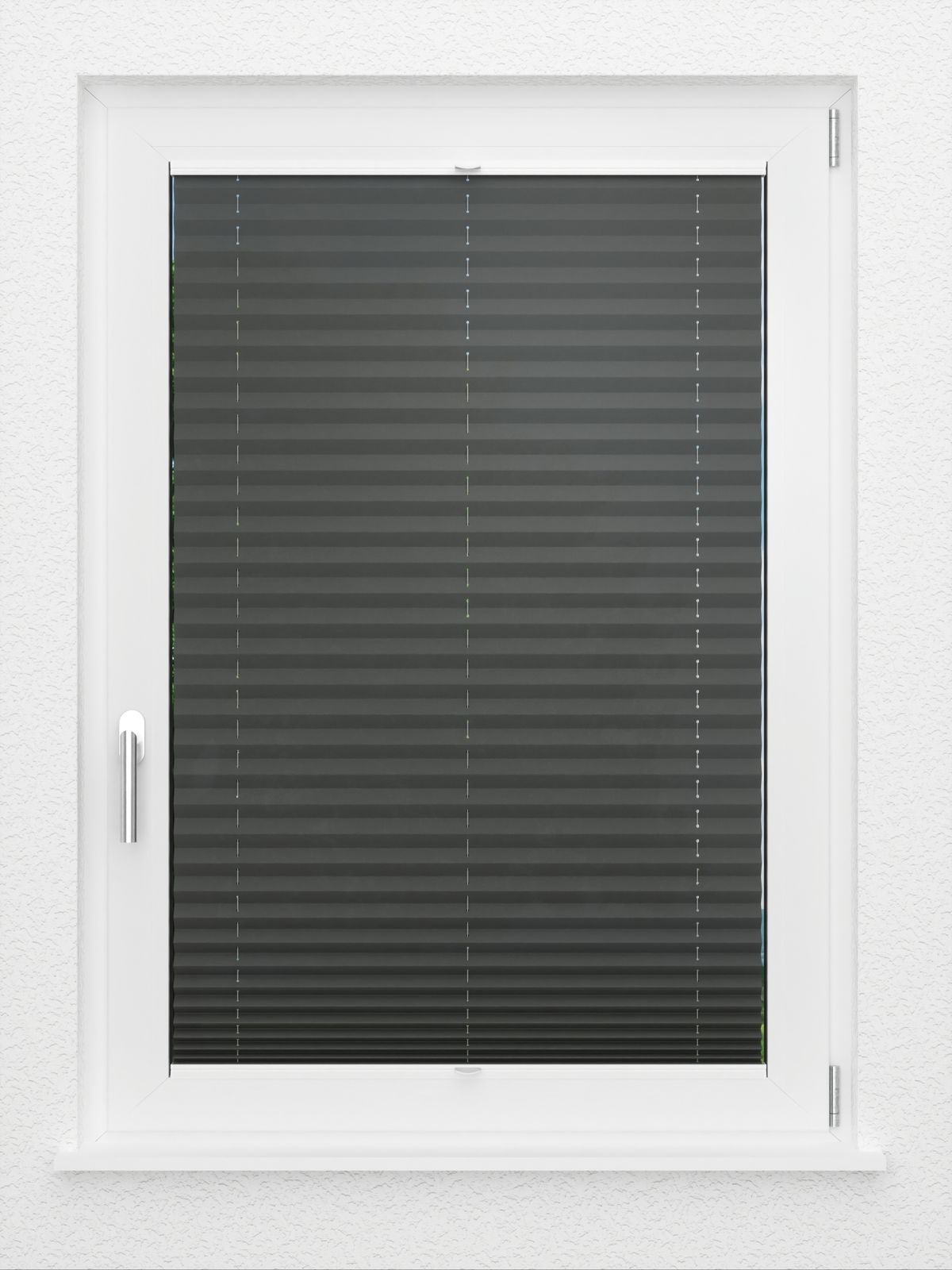 Detailansicht LYSEL HOME Plissee 137A Oliv Krepp