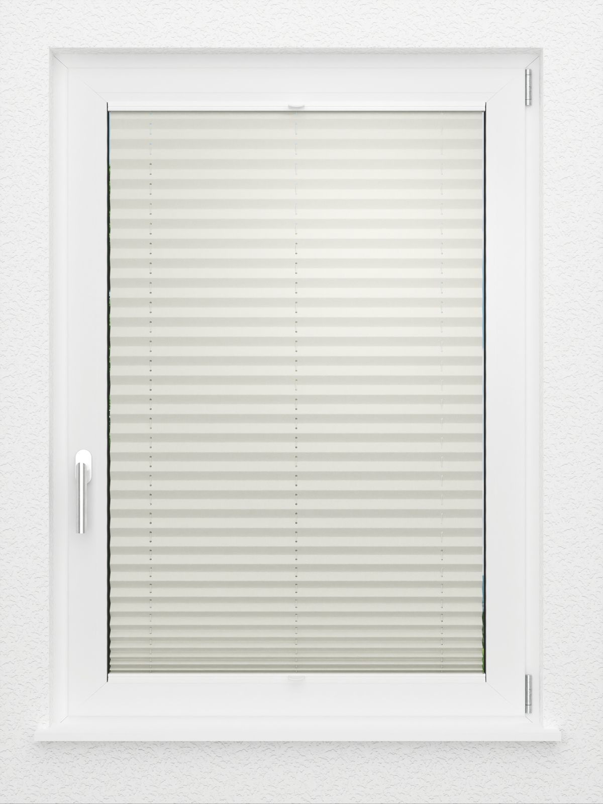 Detailansicht LYSEL HOME Plissee 228A Oliv Krepp BO