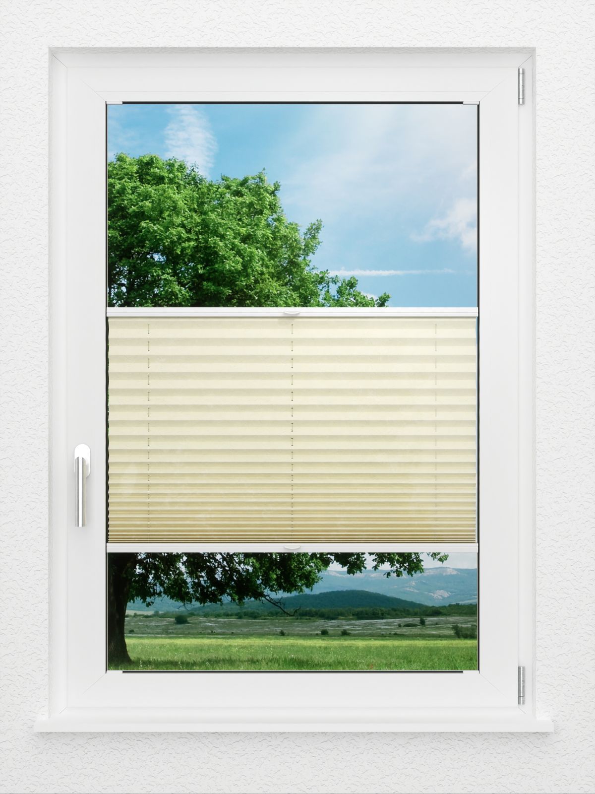 Detailansicht LYSEL HOME Plissee 107A Svea Crush