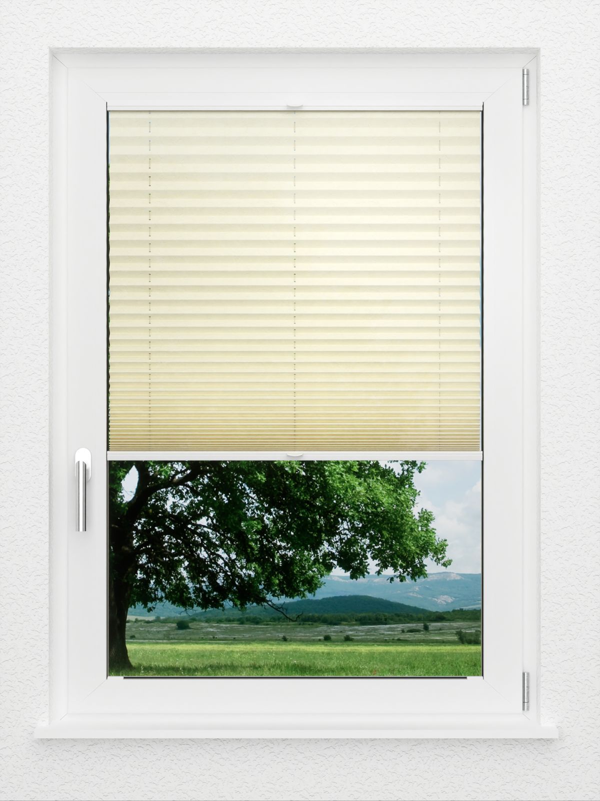 Detailansicht LYSEL HOME Plissee 107A Svea Crush