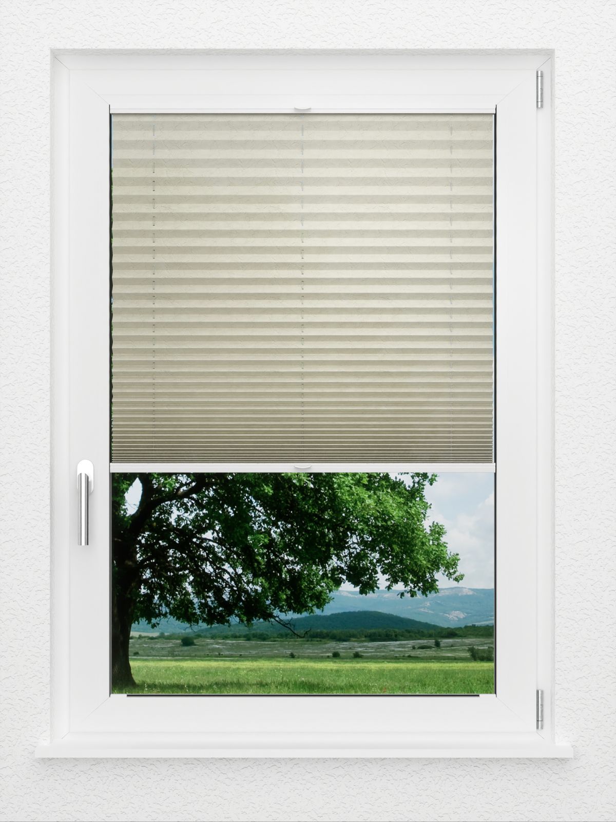 Detailansicht LYSEL HOME Plissee 129A Svea Crush