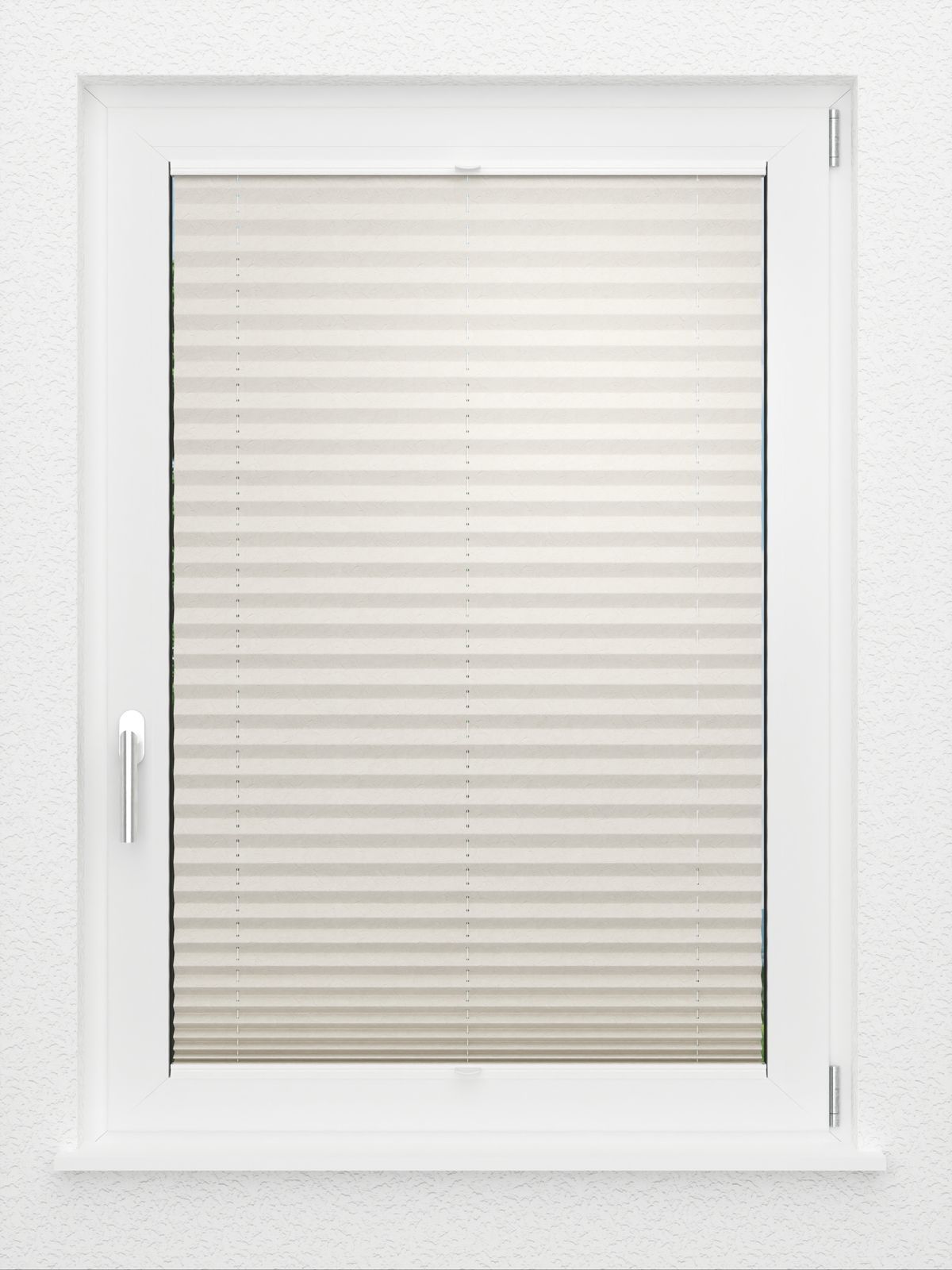 Detailansicht LYSEL HOME Plissee 141A Jarl Crush Pearl