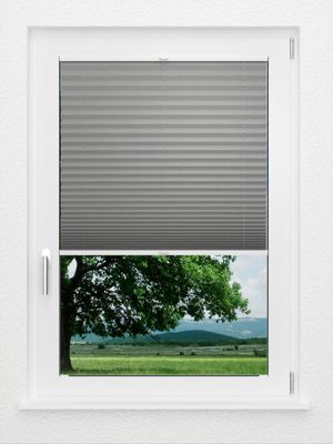 Preview LYSEL HOME Plissee 136A Jarl Crush Pearl 1