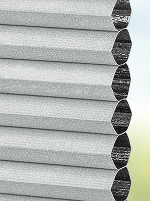 Stoff Plissee Ma&szlig;anfertigung DUETTE® Bergamo Dark 3765