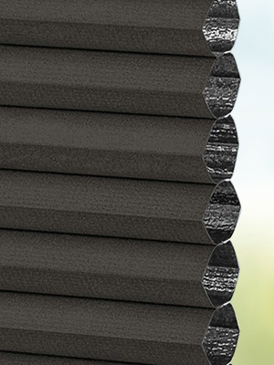 Stoff Plissee Ma&szlig;anfertigung DUETTE® Bergamo Dark 3769