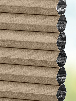 Stoff Plissee Ma&szlig;anfertigung DUETTE® Bergamo Dark 3770