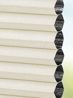 Stoff Plissee Ma&szlig;anfertigung DUETTE® Bergamo Dark 3775