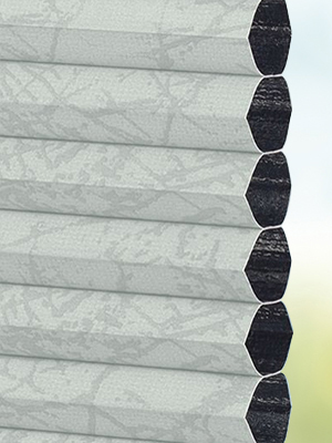 Stoff Plissee Ma&szlig;anfertigung DUETTE® Robbio Dark 3890