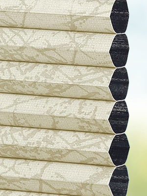 Stoff Plissee Ma&szlig;anfertigung DUETTE® Robbio Dark 3893