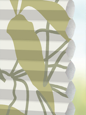 Stoff Plissee Ma&szlig;anfertigung DUETTE® Moena 4081