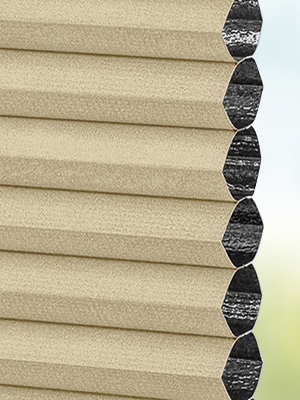 Stoff Plissee Ma&szlig;anfertigung DUETTE® Chieri Dark 4112