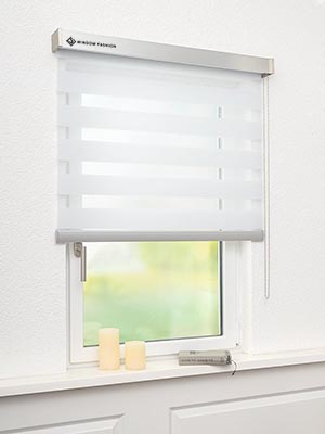 Stoff Rollo Ma&szlig;anfertigung Doppelrollo Denver 37012