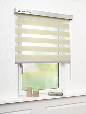 Stoff Rollo Ma&szlig;anfertigung Doppelrollo Denver 37082