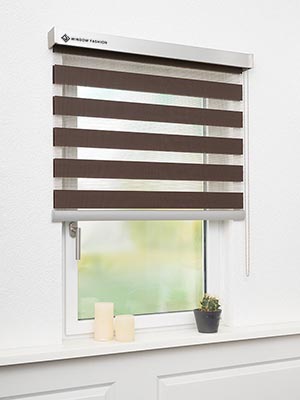 Stoff Rollo Ma&szlig;anfertigung Doppelrollo Denver 37092