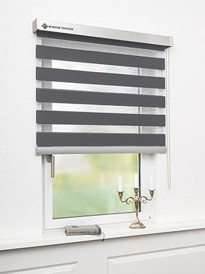 Stoff Rollo Ma&szlig;anfertigung Doppelrollo Denver 37052